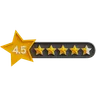 Four Point Five Star Rating