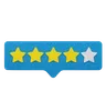 Four Rating Chat Label