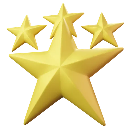 Four Star  3D Emoji