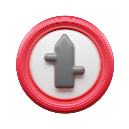 Four Way Road  3D Icon