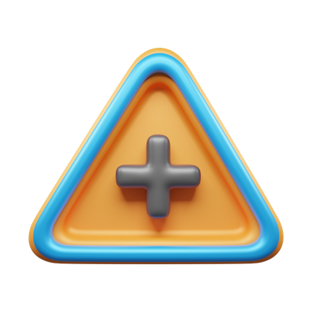 Four Way Road  3D Icon