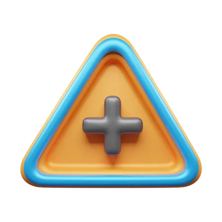 Four Way Road  3D Icon