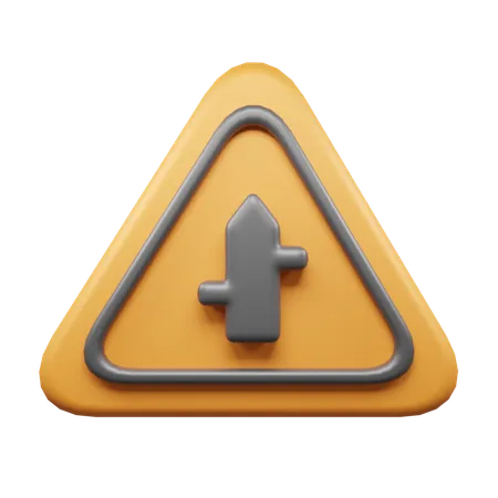 Four Way Road  3D Icon