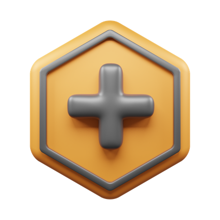 Four Way Road  3D Icon