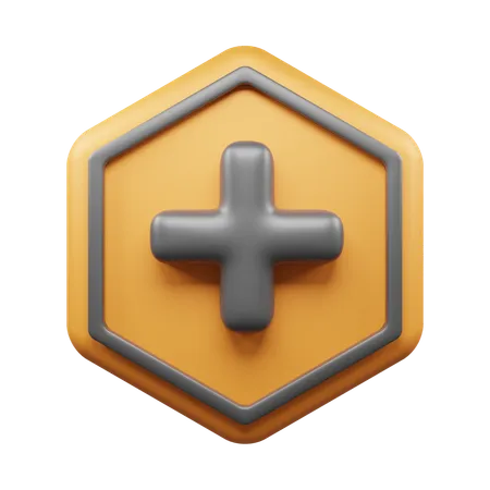 Four Way Road  3D Icon