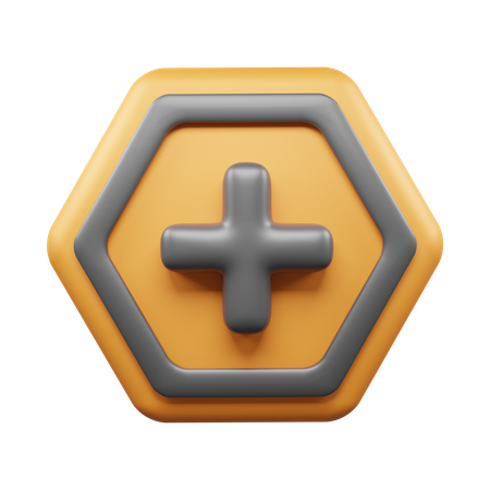 Four Way Road  3D Icon