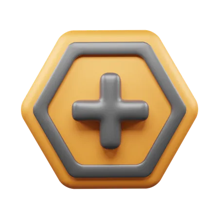 Four Way Road  3D Icon