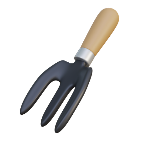 Fourche à bêcher  3D Icon