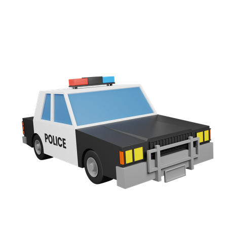 Fourgon de police  3D Icon