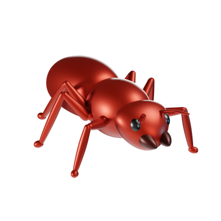 Fourmi rouge  3D Icon