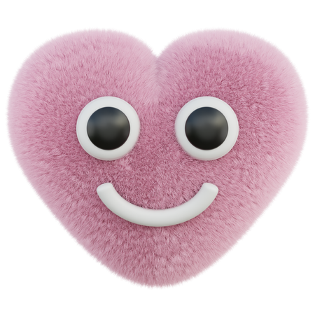 Personnage d'amour de la fourrure  3D Icon