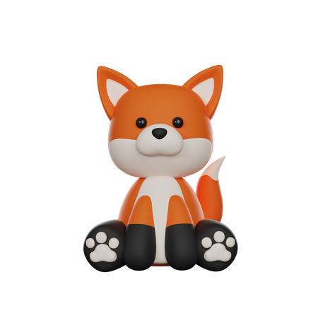 Fox  3D Icon