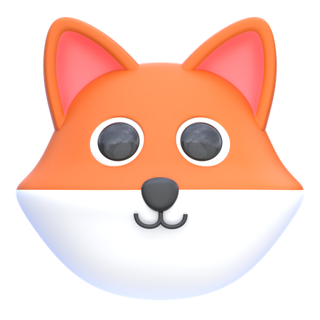 여우  3D Icon