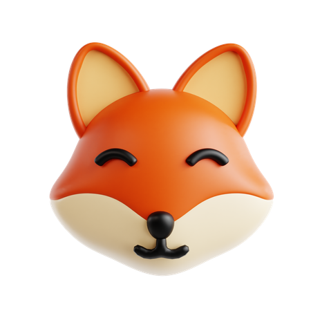 キツネ  3D Icon