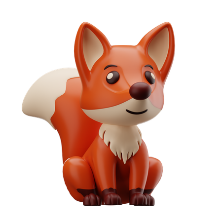 Fox  3D Icon