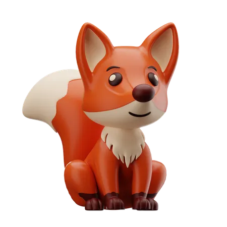 Fox  3D Icon