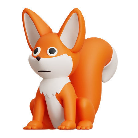 Fox  3D Icon