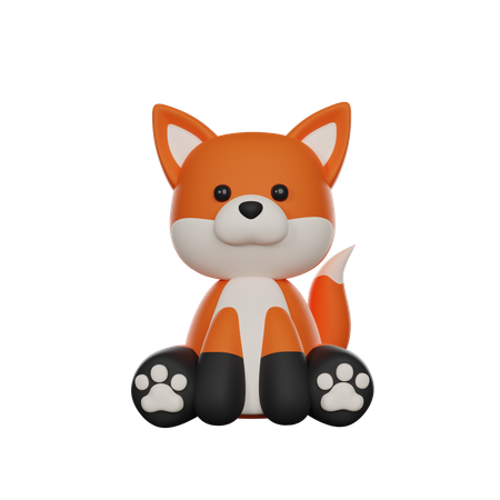 Fox  3D Icon