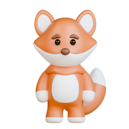 Fox  3D Icon