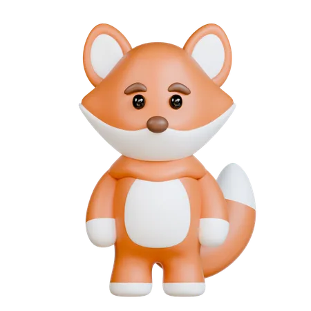 Fox  3D Icon