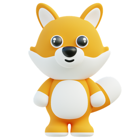 Fox  3D Icon