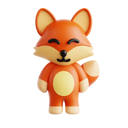 Fox  3D Icon