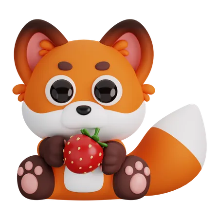 Fox  3D Icon