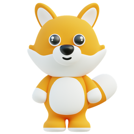 Fox  3D Icon