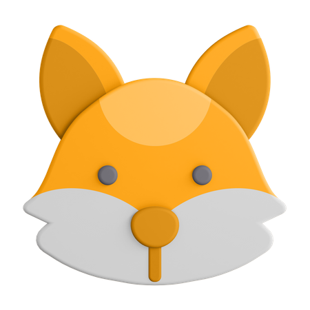 Fox  3D Illustration