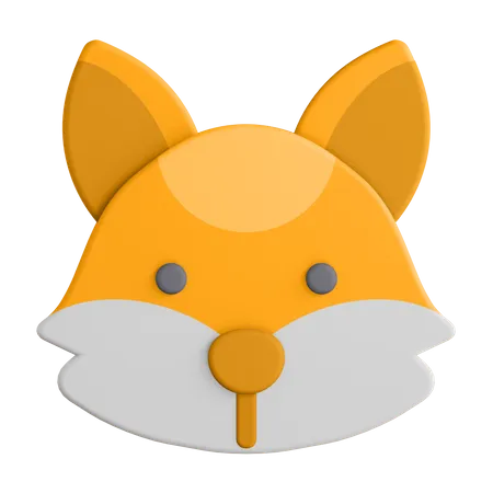 Fox  3D Illustration