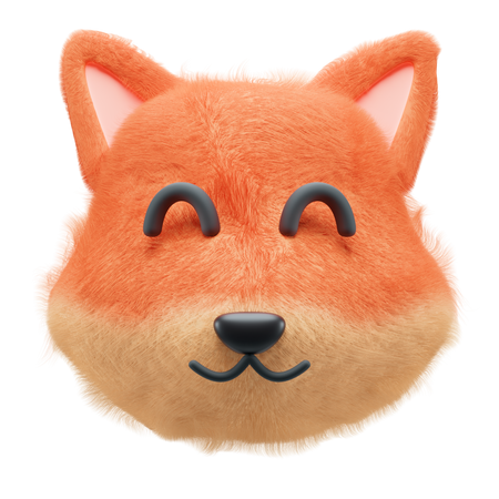 Fox  3D Illustration