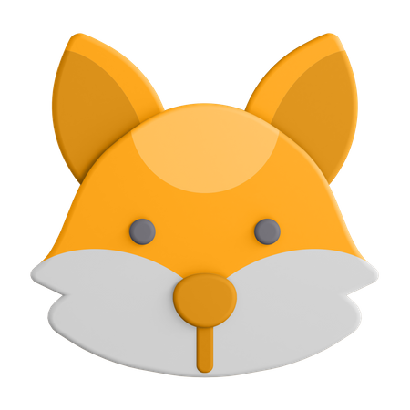 Fox 3D Illustration