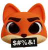 Fox Curse Emoji