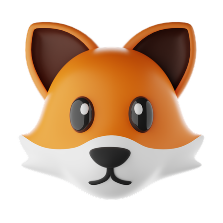 Fox Emoji  3D Icon