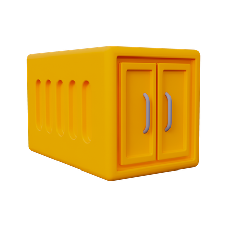 Frachtcontainer  3D Icon