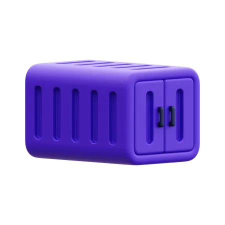 Frachtcontainer  3D Icon