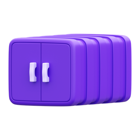 Frachtcontainer  3D Icon