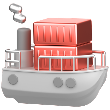 Frachtschiff  3D Icon