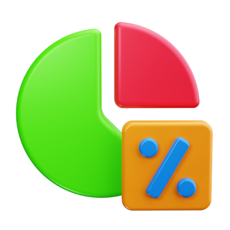 Fraction  3D Icon