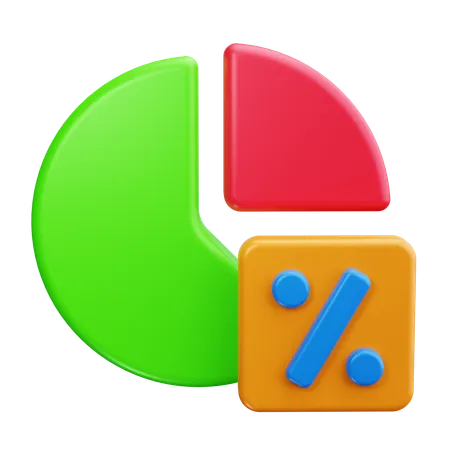 Fraction  3D Icon