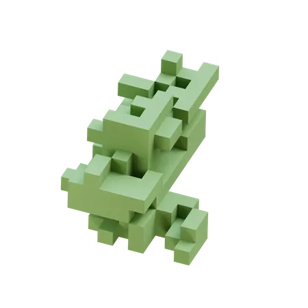 Fractura de células de algas  3D Icon