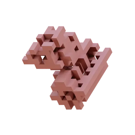Fractura de células de remolacha  3D Icon