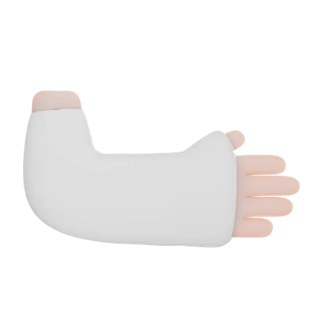 Injured Hand 3 D Icon 3D Icon
