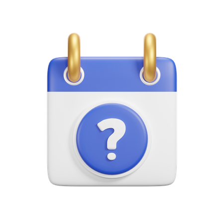 Fragenkalender  3D Icon