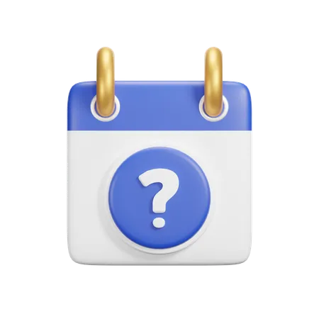 Fragenkalender  3D Icon