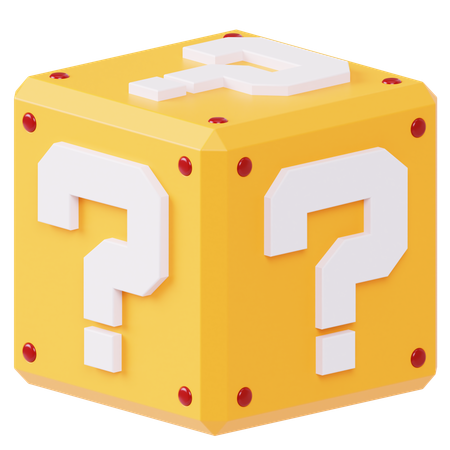 Fragenblock  3D Icon