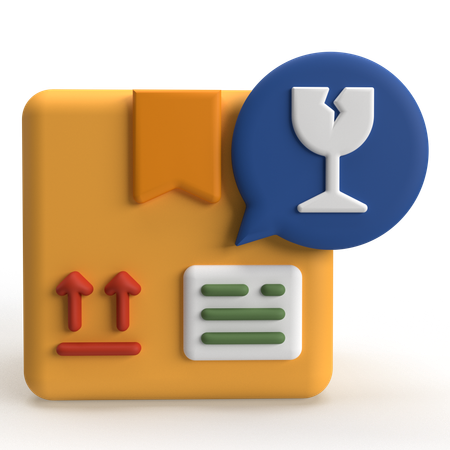 Fragile  3D Icon