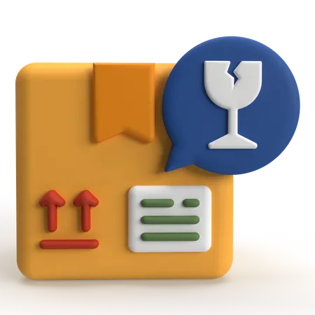 Fragile  3D Icon