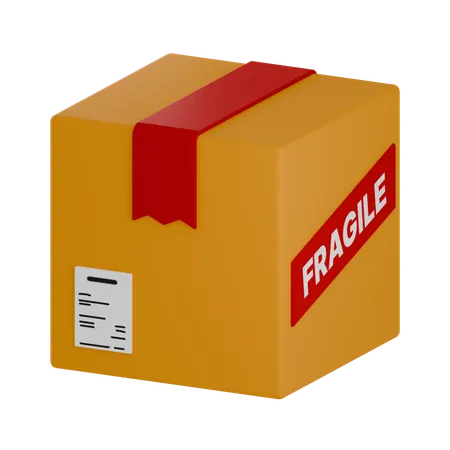 Fragile Box  3D Icon