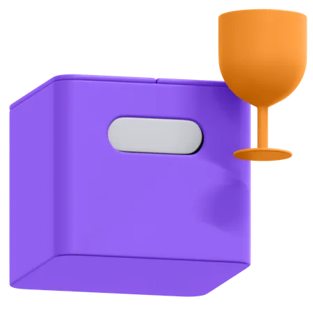 Fragile Package  3D Icon